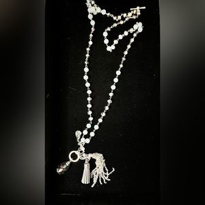 Premier designs, necklace with tassels and gems